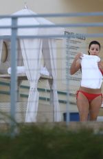 EVA LONGORIA in Bikini at a Pool in Miami 2411