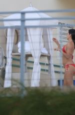 EVA LONGORIA in Bikini at a Pool in Miami 2411
