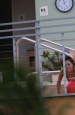 EVA LONGORIA in Bikini at a Pool in Miami 2411