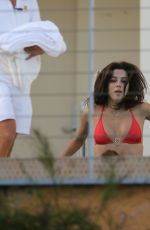 EVA LONGORIA in Bikini at a Pool in Miami 2411