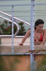 EVA LONGORIA in Bikini at a Pool in Miami 2411
