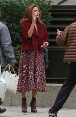 EVA MENDES on the Set of A Commercial in Los Angeles