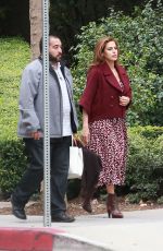 EVA MENDES on the Set of A Commercial in Los Angeles
