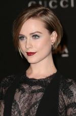 EVAN RACHEL WOOD at 2014 Lacma Art + Film Gala in Los Angeles