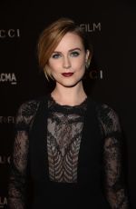 EVAN RACHEL WOOD at 2014 Lacma Art + Film Gala in Los Angeles