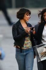 EVANGELINE LILLY Arrives at Jimmy Kimmel Live in Hollywood