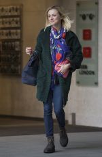 FEARNE COTTON Arrives at BBC Radio Studios in London 0511