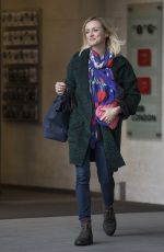 FEARNE COTTON Arrives at BBC Radio Studios in London 0511