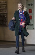 FEARNE COTTON Arrives at BBC Radio Studios in London 0511