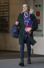 FEARNE COTTON Arrives at BBC Radio Studios in London 0511