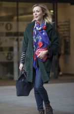 FEARNE COTTON Arrives at BBC Radio Studios in London 0511