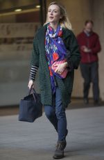 FEARNE COTTON Arrives at BBC Radio Studios in London 0511