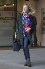 FEARNE COTTON Arrives at BBC Radio Studios in London 0511