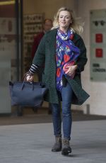 FEARNE COTTON Arrives at BBC Radio Studios in London 0511