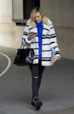 FEARNE COTTON in Ripped jeans Out in London