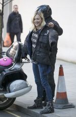 FEARNE COTTON Leaves BBC Radio 1 Studios in London