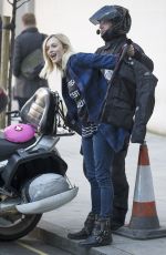 FEARNE COTTON Leaves BBC Radio 1 Studios in London