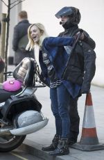 FEARNE COTTON Leaves BBC Radio 1 Studios in London