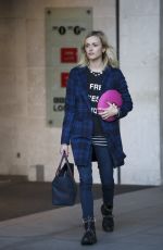 FEARNE COTTON Leaves BBC Radio 1 Studios in London