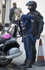 FEARNE COTTON Leaves BBC Radio 1 Studios in London