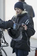 FEARNE COTTON Leaves BBC Radio 1 Studios in London