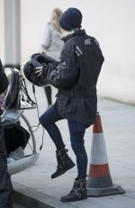 FEARNE COTTON Leaves BBC Radio 1 Studios in London