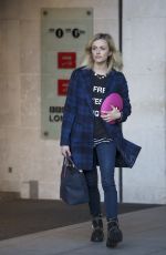 FEARNE COTTON Leaves BBC Radio 1 Studios in London