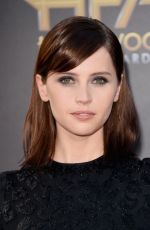 FELICITY JONES at 2014 Hollywood Film Awards