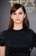 FELICITY JONES at 2014 Hollywood Film Awards