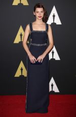 FELICITY JONES at AMPAS 2014 Governor’s Awards in Hollywood 