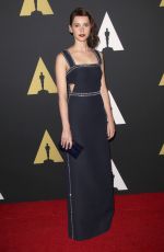 FELICITY JONES at AMPAS 2014 Governor’s Awards in Hollywood 