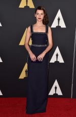 FELICITY JONES at AMPAS 2014 Governor’s Awards in Hollywood 