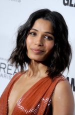 FREIDA PINTO at Glamour Women of the Year 2014 Awards in New York