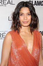 FREIDA PINTO at Glamour Women of the Year 2014 Awards in New York