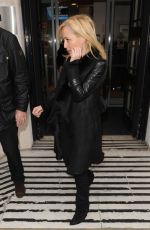 GILLIAN ANDERSON Arrives at BBC Radio 2 Studio in London 2111