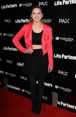 GREER GRAMMER at Life Partners Premiere in Hollywood