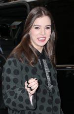 HAILEE STEINFELD Arrives at The Today Show in New York