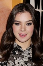 HAILEE STEINFELD at Pitch Perfect Sing Along Screening in New York