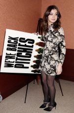 HAILEE STEINFELD at Pitch Perfect Sing Along Screening in New York