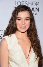 HAILEE STEINFELD at Topshop Topman Opening Dinner in New York