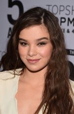 HAILEE STEINFELD at Topshop Topman Opening Dinner in New York