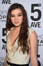 HAILEE STEINFELD at Topshop Topman Opening Dinner in New York
