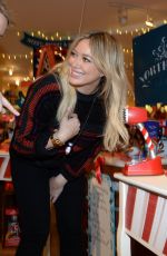 HILARY DUFF at Hallmark Gold Crown Store in New York