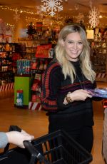 HILARY DUFF at Hallmark Gold Crown Store in New York