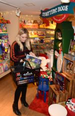 HILARY DUFF at Hallmark Gold Crown Store in New York