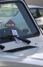 HILARY DUFF Gets a Parking Ticket in West Hollywood