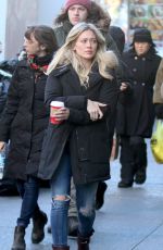 HILARY DUFF on the Set of Younger in New York 1911
