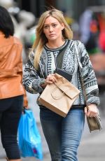 HILARY DUFF Out and About in New York 0711