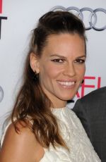 HILARY SWANK at The Homesman premiere at AFI Fest in Hollywood