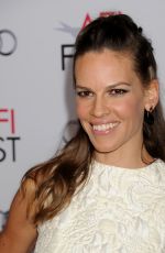 HILARY SWANK at The Homesman premiere at AFI Fest in Hollywood